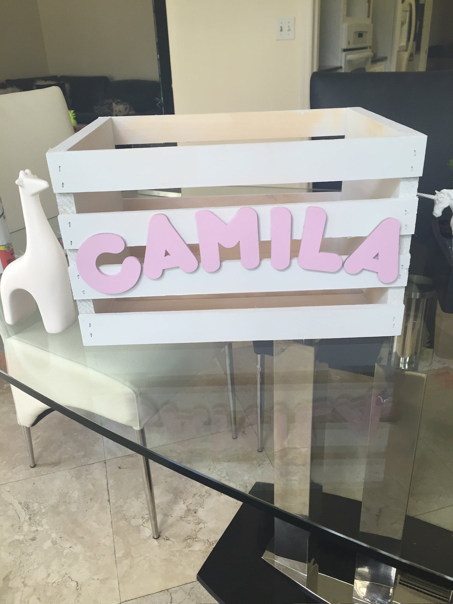 Personalized Baby Toy or Book Crate for Kids - Customizable Storage Boxes Organizers for Home